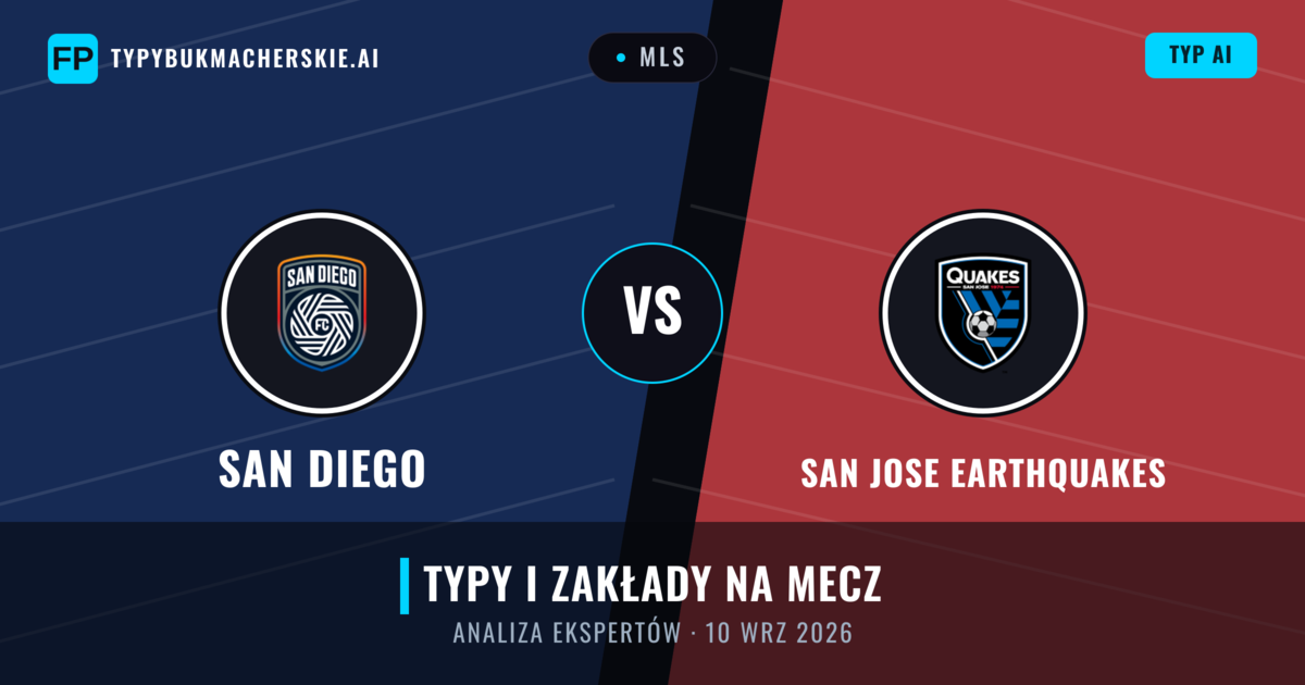 San Diego vs San Jose Earthquakes — typy i zapowiedź meczu