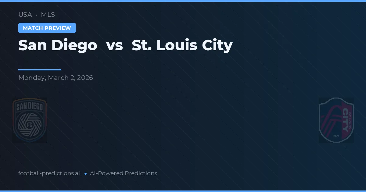 San Diego vs St. Louis City — typy i zapowiedź meczu