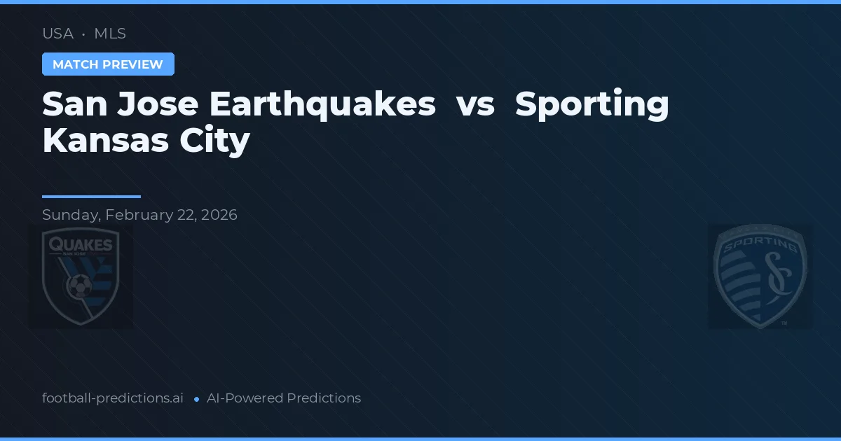 San Jose Earthquakes vs Sporting Kansas City — typy i zapowiedź meczu