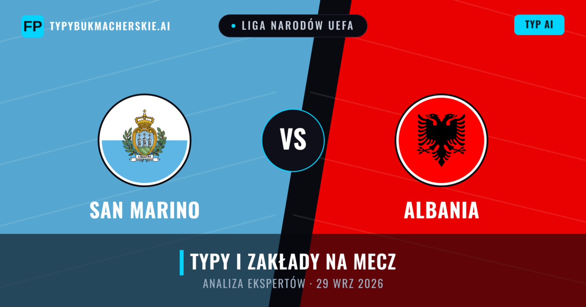 San Marino vs Albania — typy i zapowiedź meczu