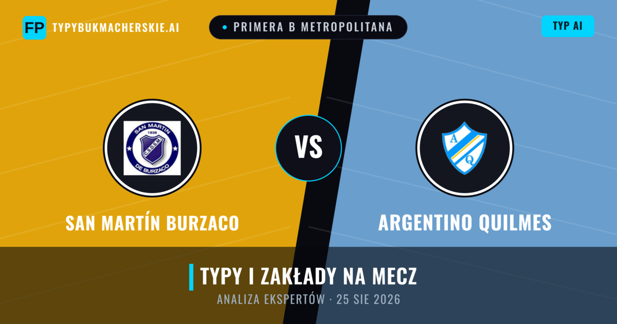 San Martín Burzaco vs Argentino Quilmes — typy i zapowiedź meczu