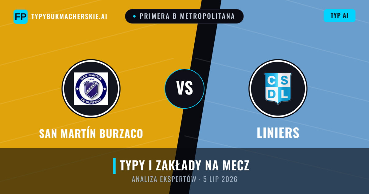 San Martín Burzaco vs Liniers — typy i zapowiedź meczu