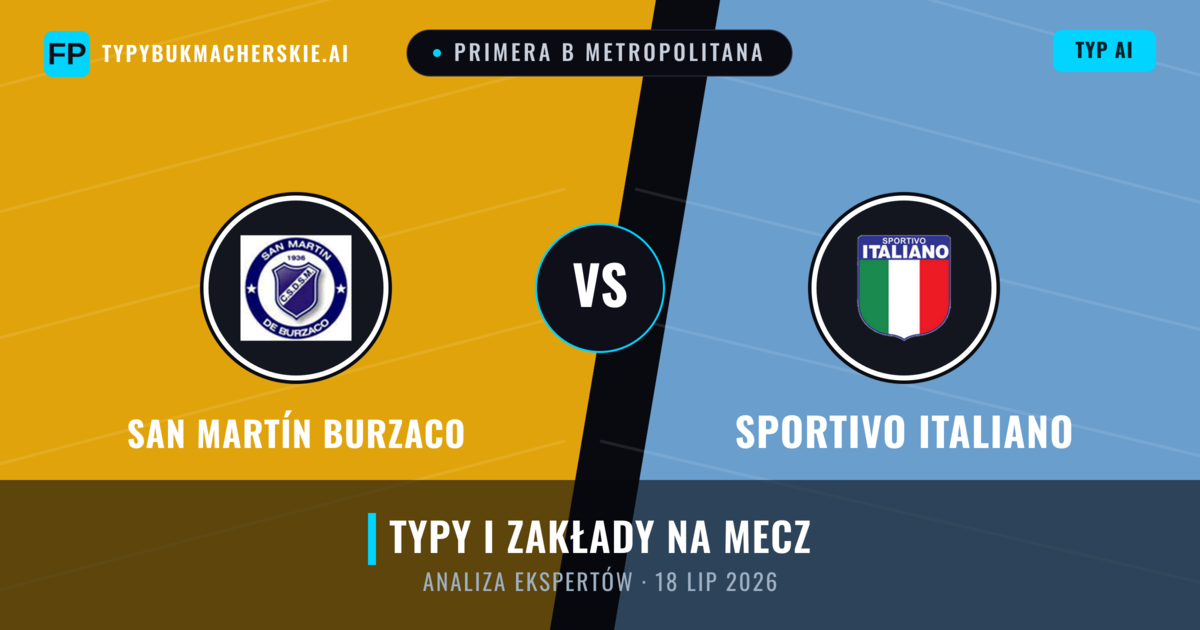San Martín Burzaco vs Sportivo Italiano — typy i zapowiedź meczu