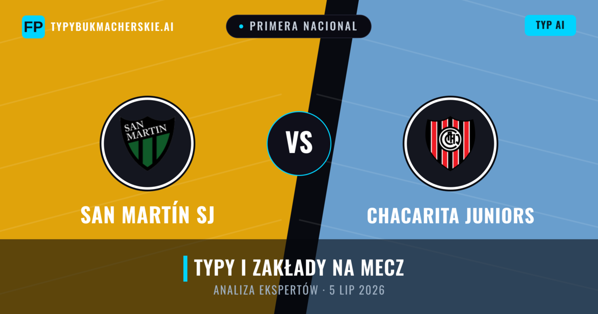 San Martín SJ vs Chacarita Juniors — typy i zapowiedź meczu