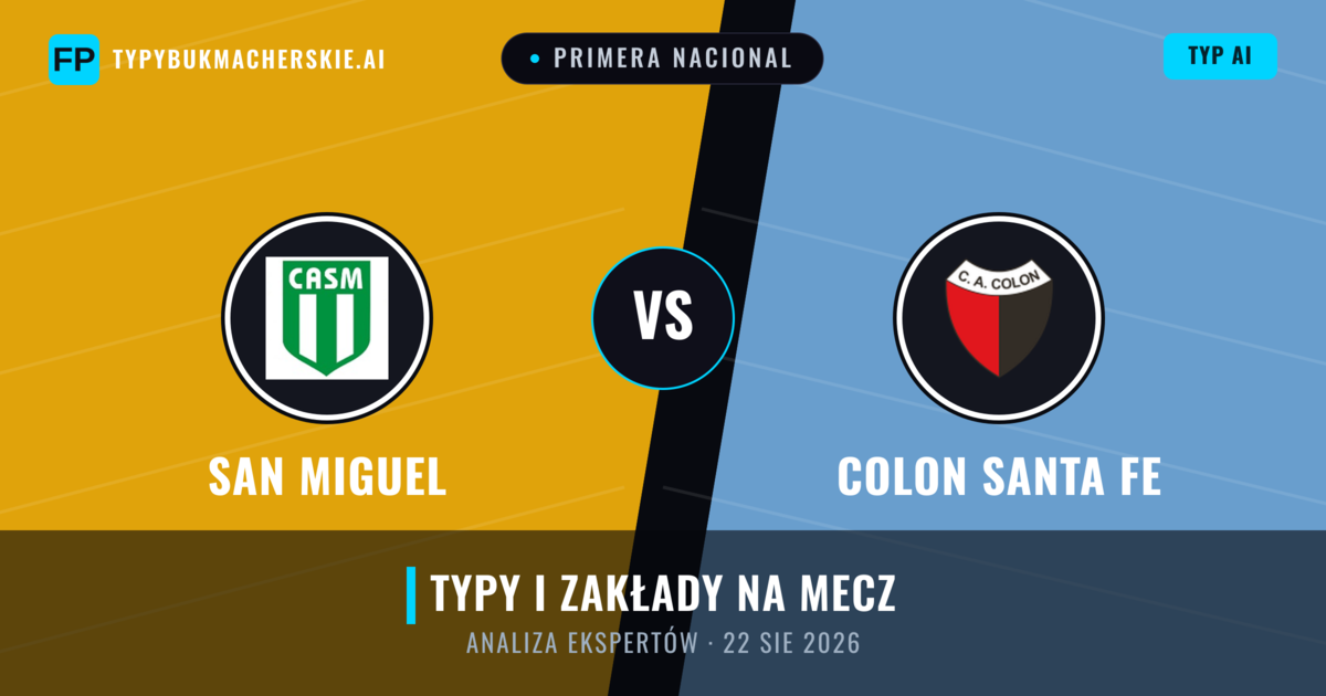 San Miguel vs Colon Santa Fe — typy i zapowiedź meczu