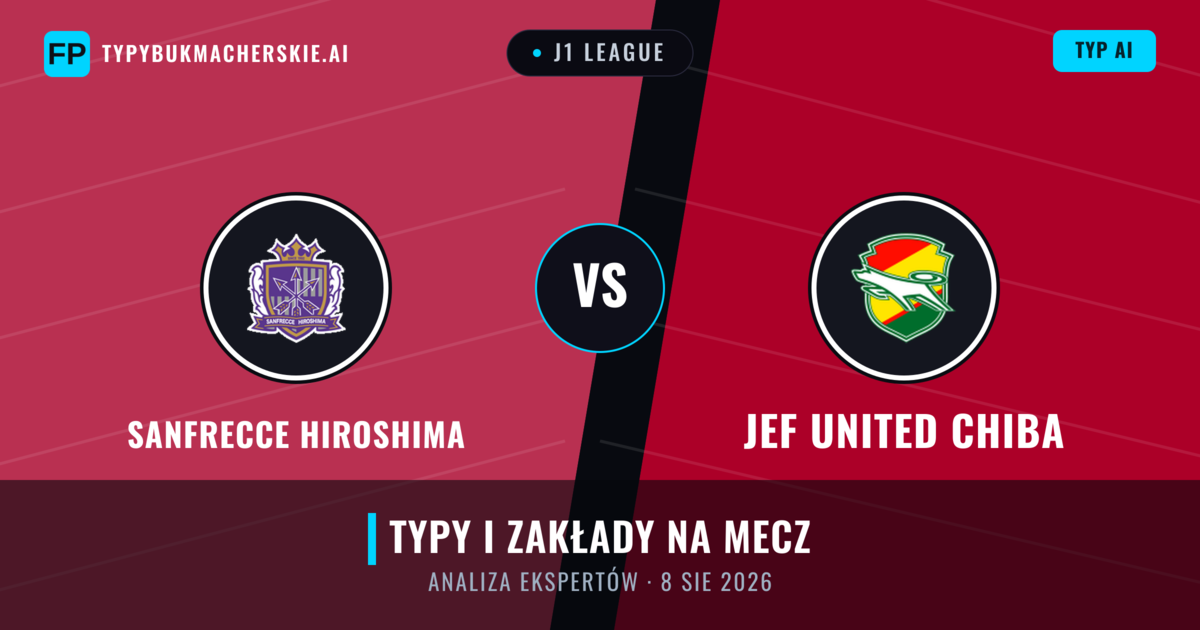 Sanfrecce Hiroshima vs JEF United Chiba — typy i zapowiedź meczu