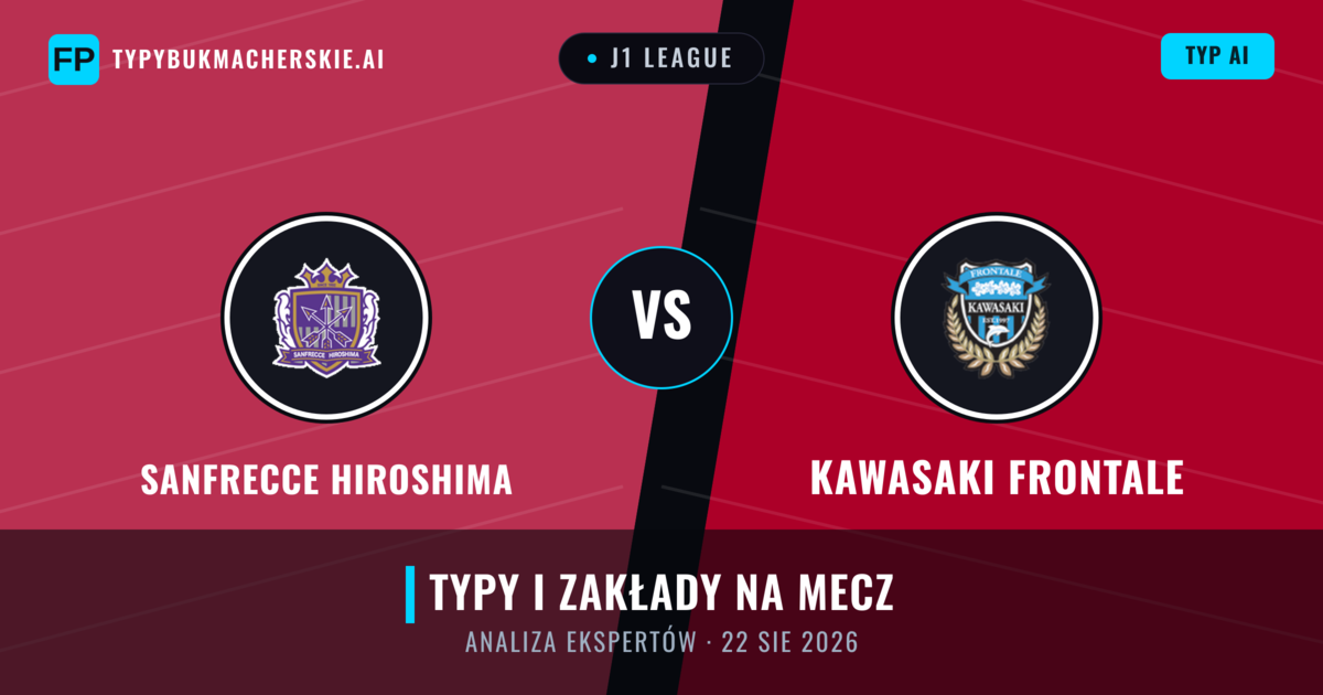 Sanfrecce Hiroshima vs Kawasaki Frontale — typy i zapowiedź meczu
