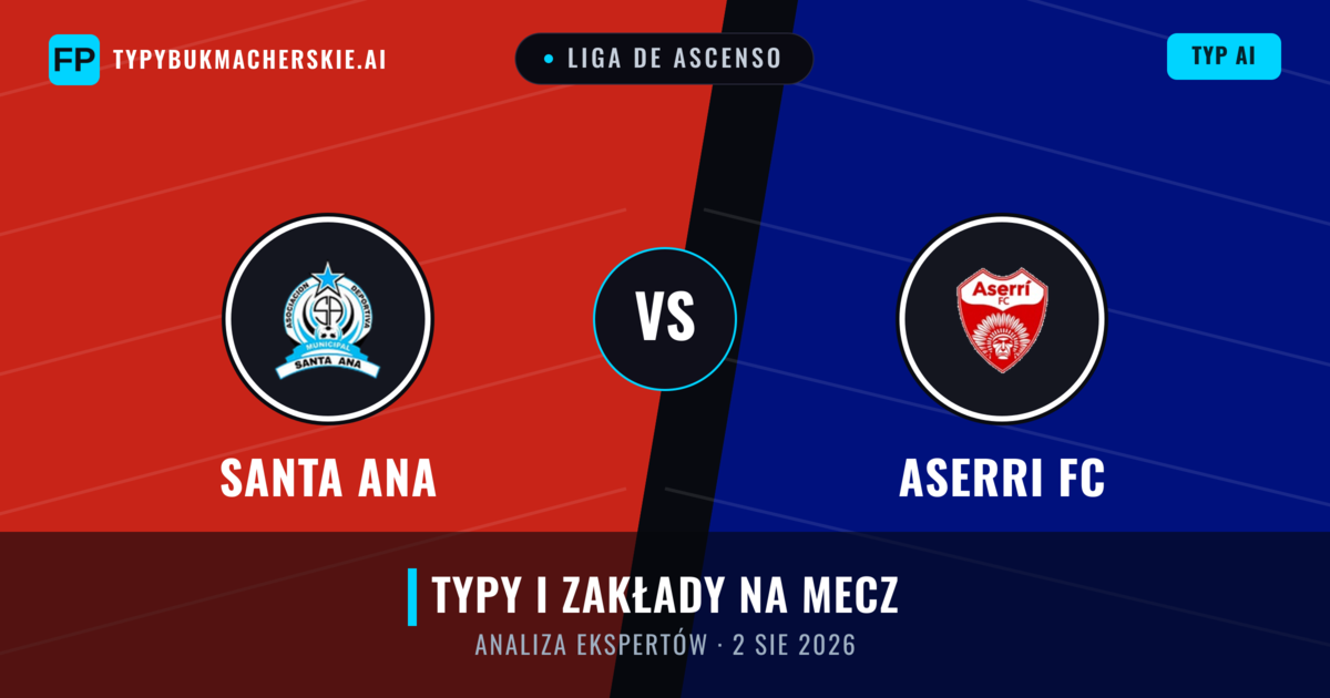 Santa Ana vs Aserri FC — typy i zapowiedź meczu