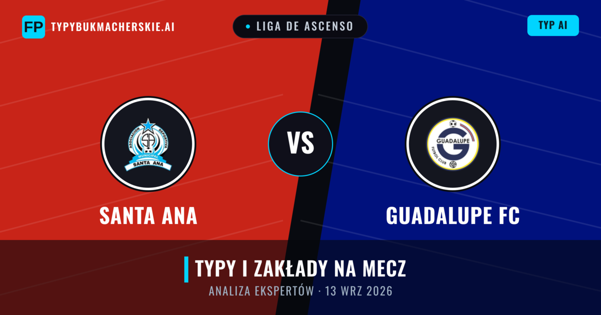 Santa Ana vs Guadalupe FC — typy i zapowiedź meczu