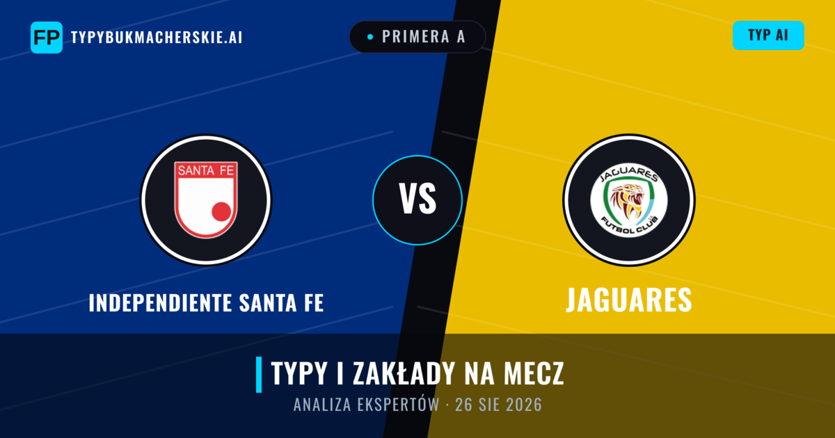 Independiente Santa Fe vs Jaguares — typy i zapowiedź meczu