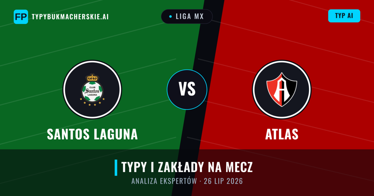 Santos Laguna vs Atlas — typy i zapowiedź meczu