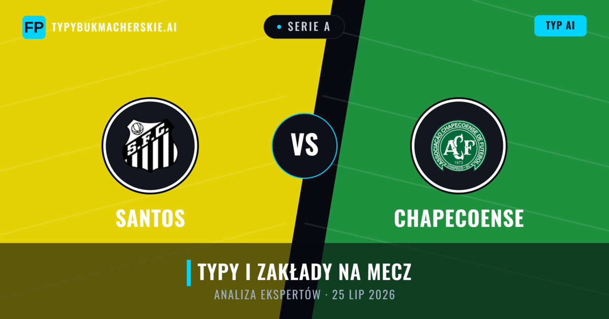 Santos vs Chapecoense — typy i zapowiedź meczu