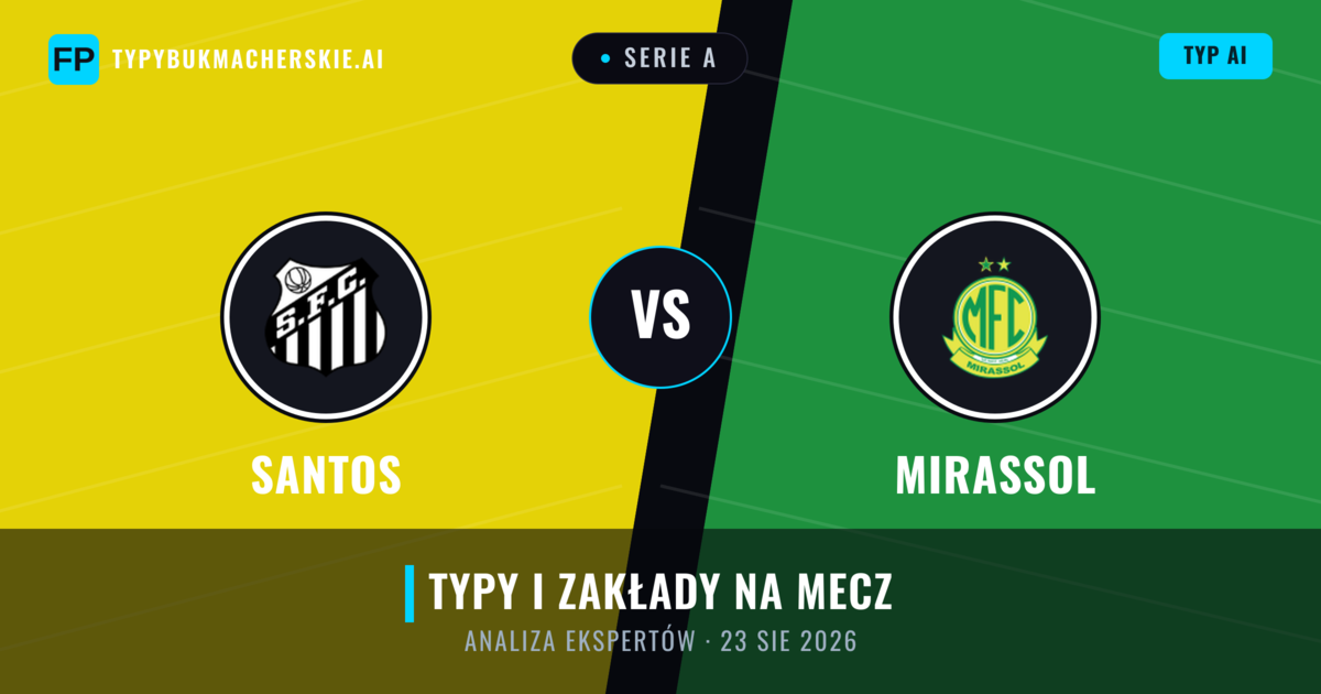 Santos vs Mirassol — typy i zapowiedź meczu