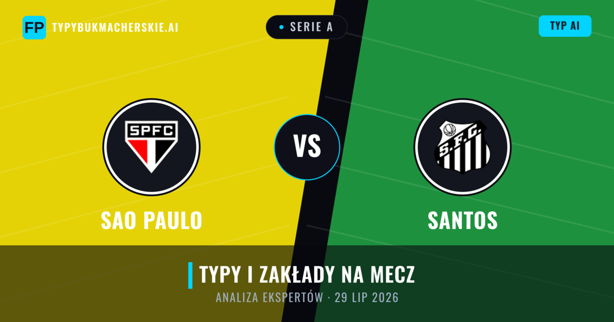 Sao Paulo vs Santos — typy i zapowiedź meczu