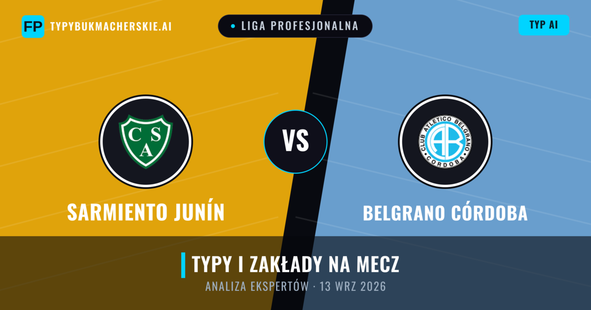 Sarmiento Junín vs Belgrano Córdoba — typy i zapowiedź meczu