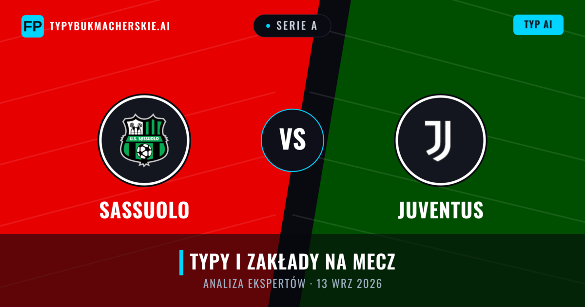 Sassuolo vs Juventus — typy i zapowiedź meczu