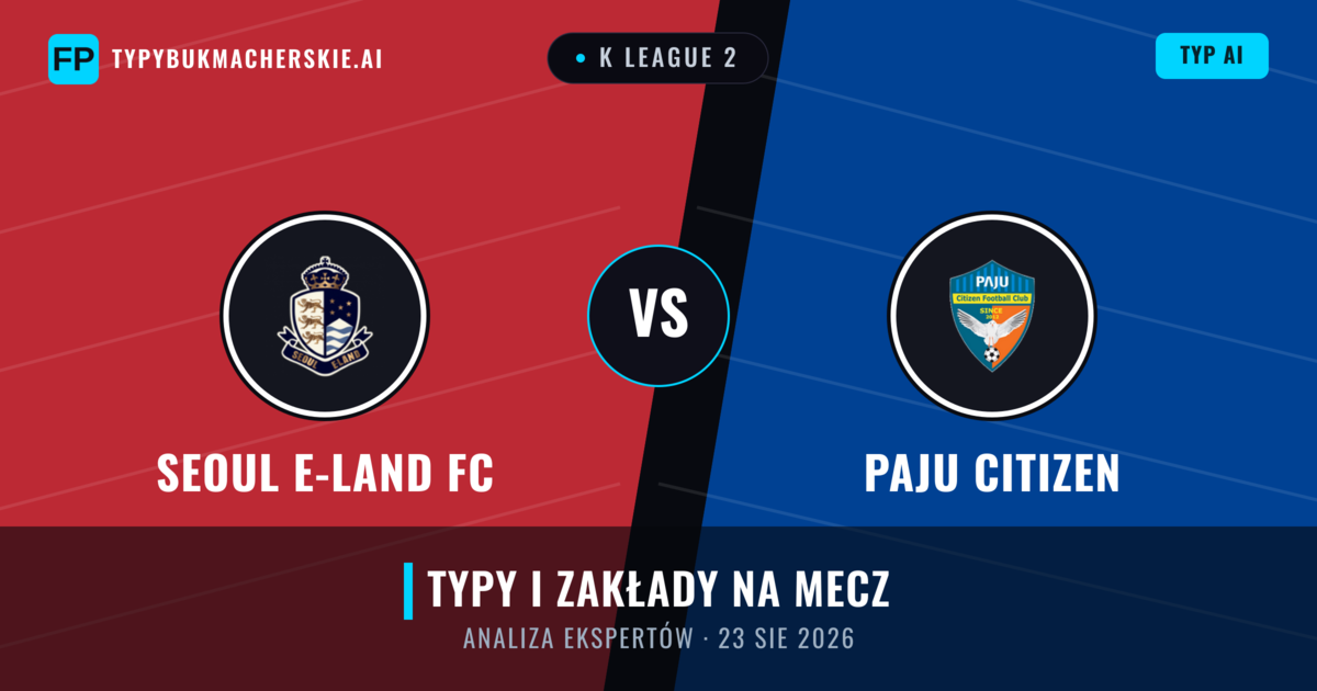 Seoul E-Land FC vs Paju Citizen — typy i zapowiedź meczu