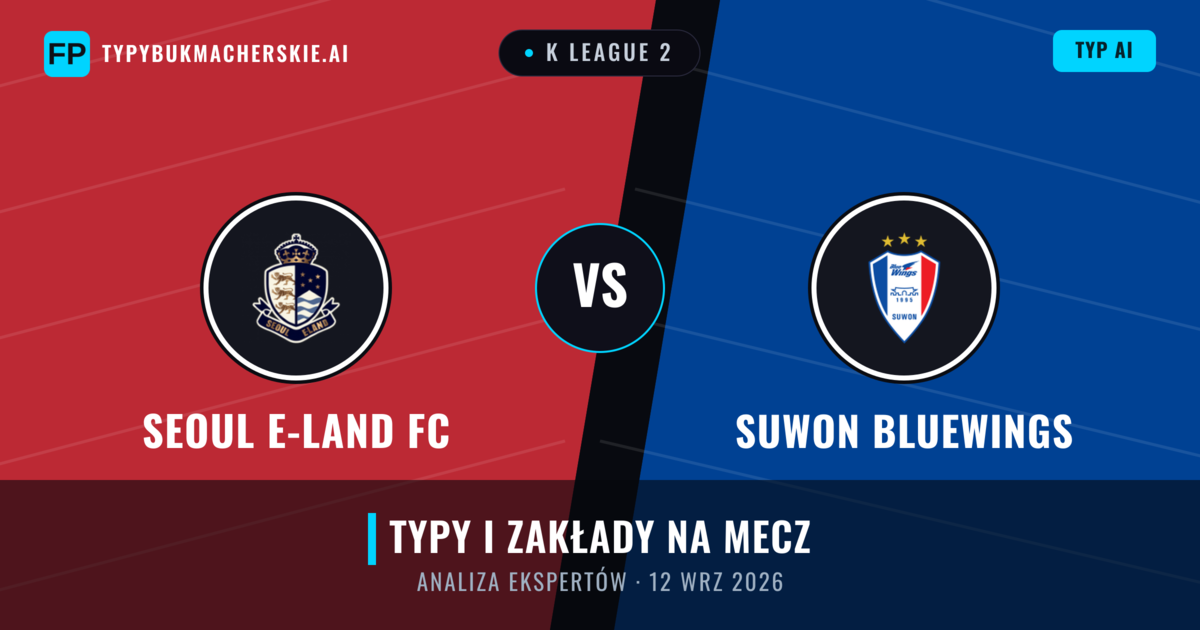Seoul E-Land FC vs Suwon Bluewings — typy i zapowiedź meczu