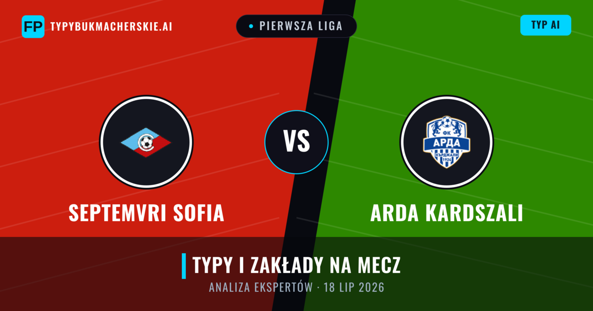 Septemvri Sofia vs Arda Kardszali — typy i zapowiedź meczu