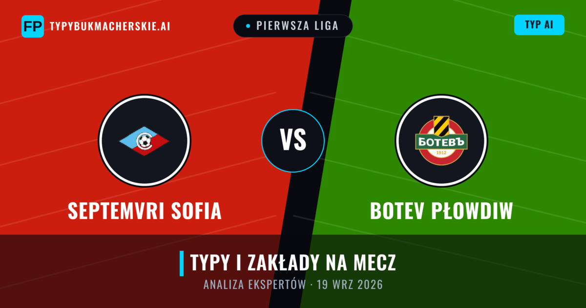 Septemvri Sofia vs Botev Płowdiw — typy i zapowiedź meczu