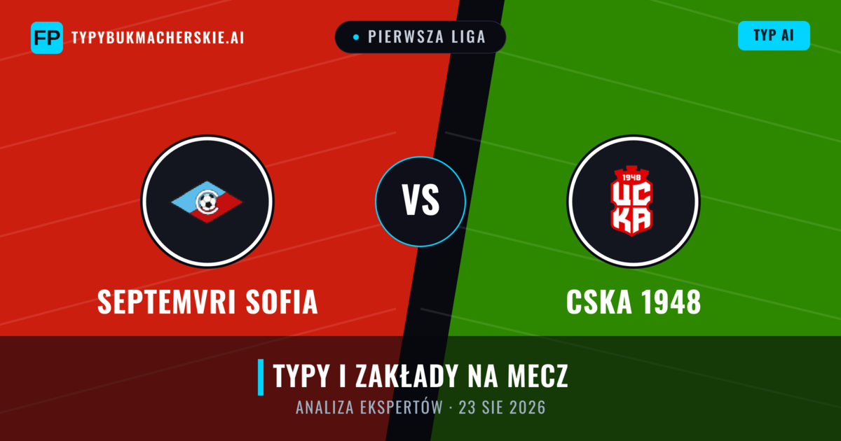 Septemvri Sofia vs CSKA 1948 — typy i zapowiedź meczu