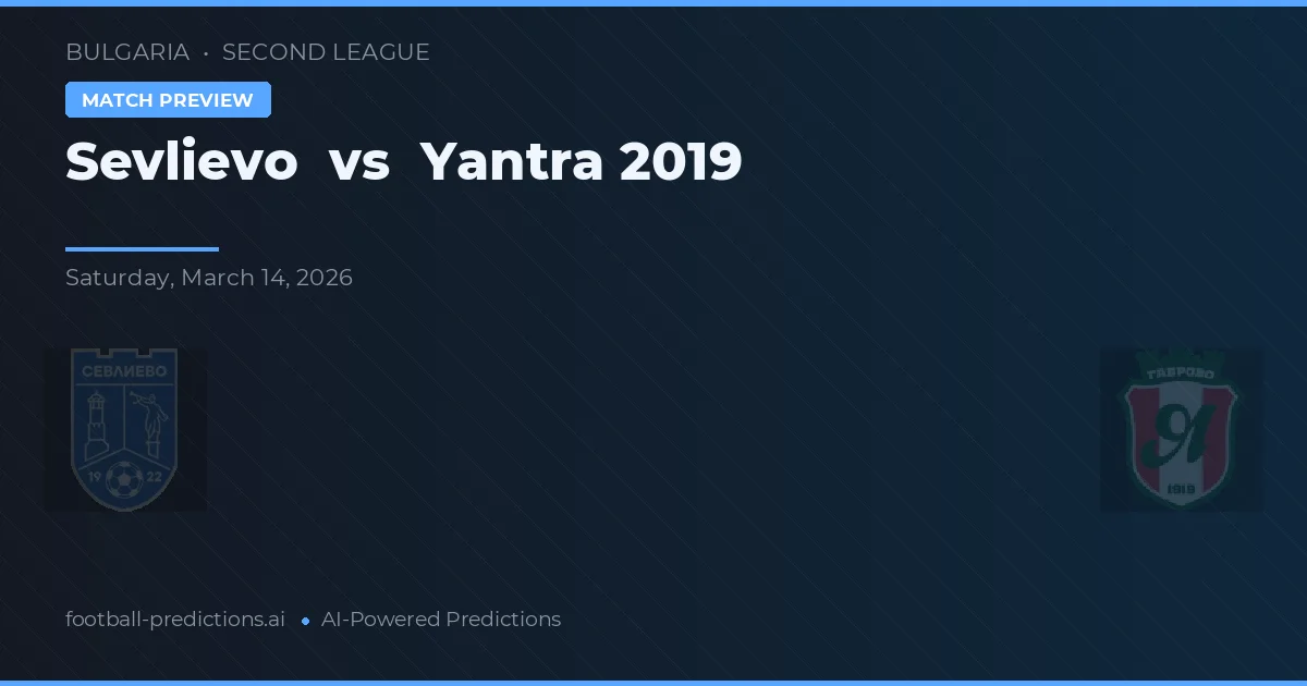 Sevlievo vs Yantra 2019 — typy i zapowiedź meczu