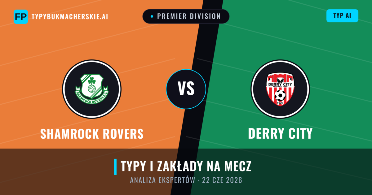 Shamrock Rovers vs Derry City — typy i zapowiedź meczu