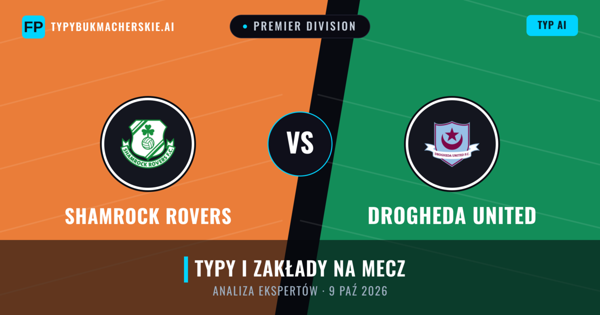 Shamrock Rovers vs Drogheda United — typy i zapowiedź meczu