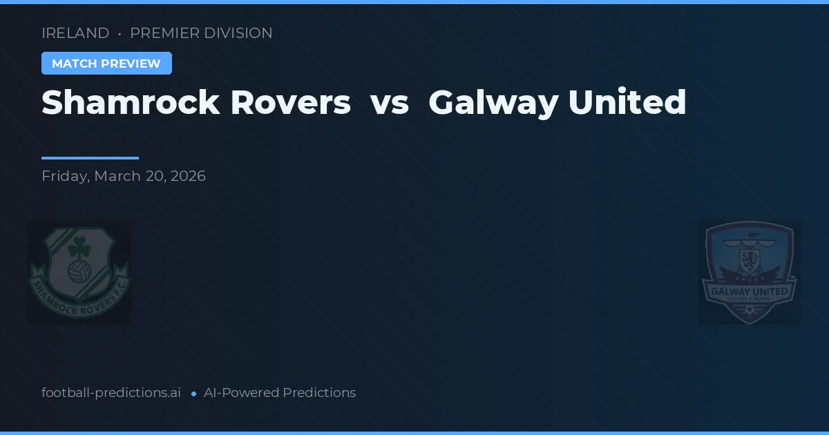 Shamrock Rovers vs Galway United — typy i zapowiedź meczu