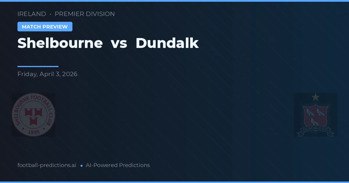 Shelbourne vs Dundalk — typy i zapowiedź meczu