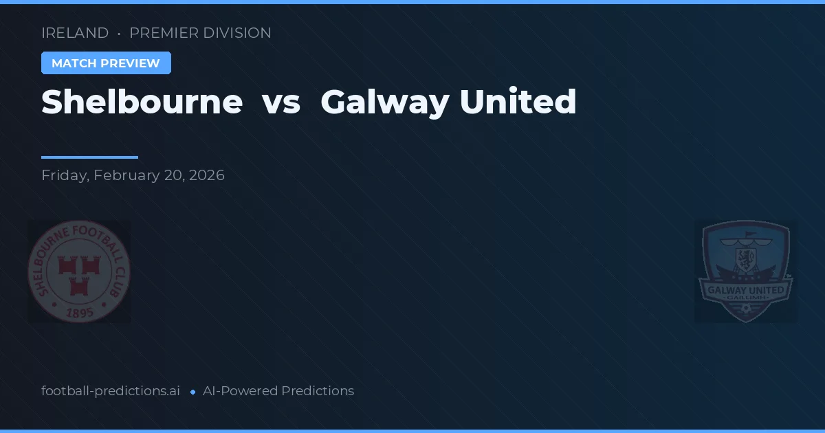 Shelbourne vs Galway United — typy i zapowiedź meczu