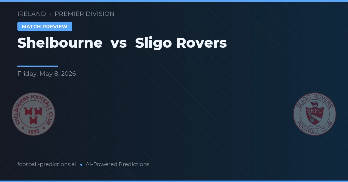 Shelbourne vs Sligo Rovers — typy i zapowiedź meczu