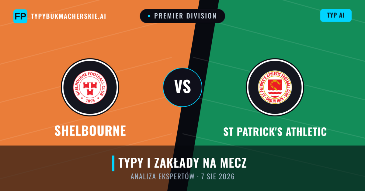 Shelbourne vs St Patrick's Athletic — typy i zapowiedź meczu