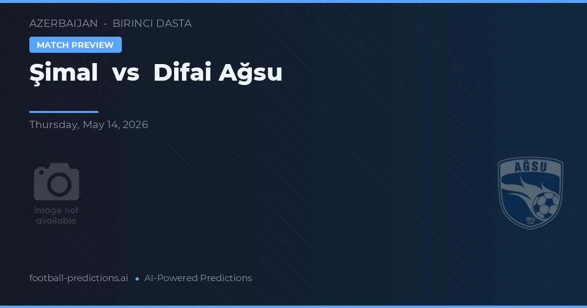 Şimal vs Difai Ağsu — typy i zapowiedź meczu