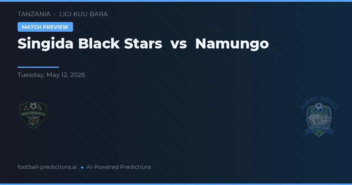 Singida Black Stars vs Namungo — typy i zapowiedź meczu
