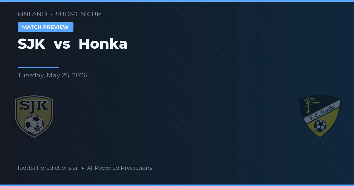 Honka vs VJS — typy i zapowiedź meczu