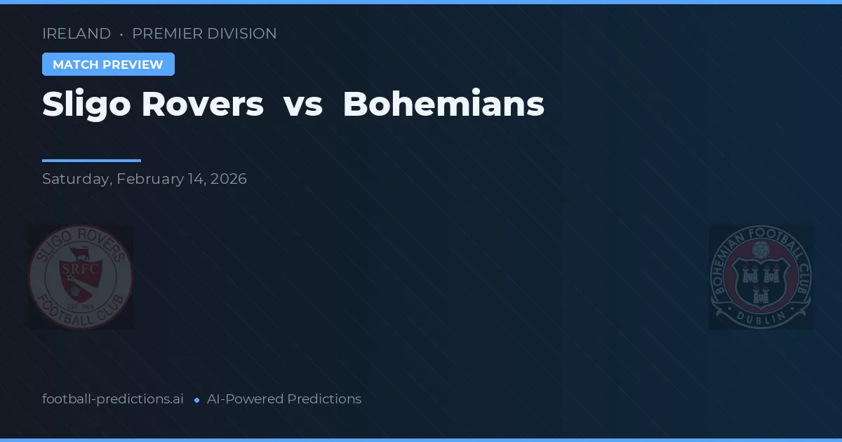 Sligo Rovers vs Bohemians — typy i zapowiedź meczu