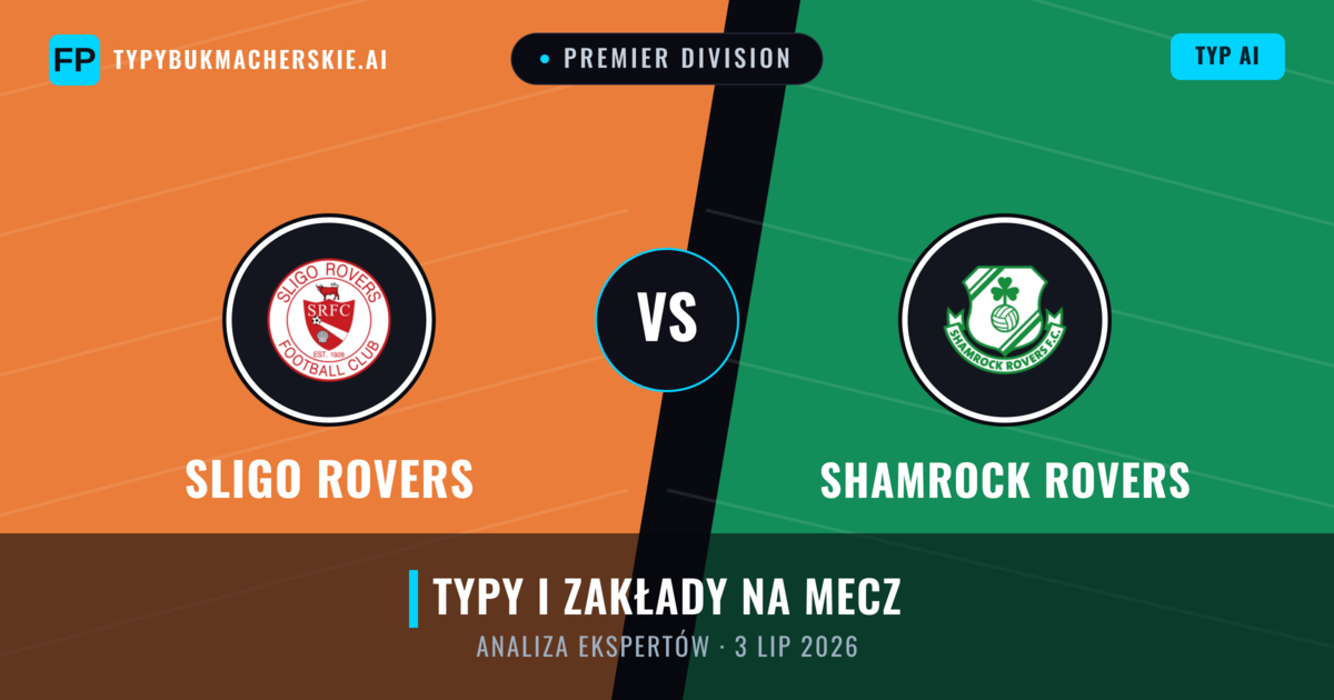 Sligo Rovers vs Shamrock Rovers — typy i zapowiedź meczu
