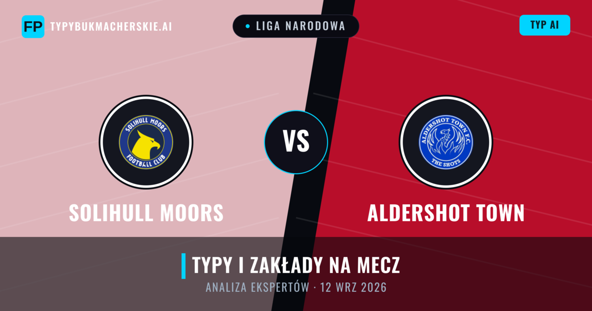 Solihull Moors vs Aldershot Town — typy i zapowiedź meczu