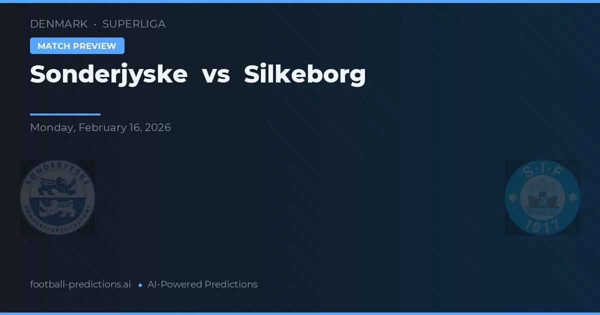 Sønderjyske vs Silkeborg — typy i zapowiedź meczu