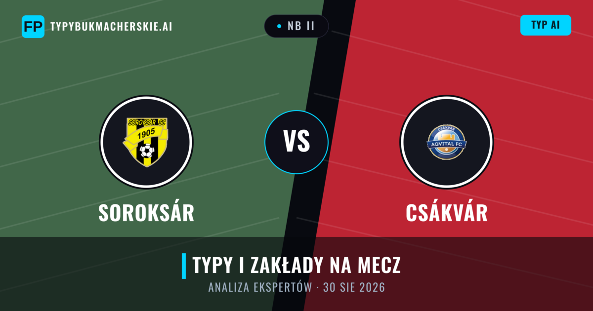 Soroksár vs Csákvár — typy i zapowiedź meczu
