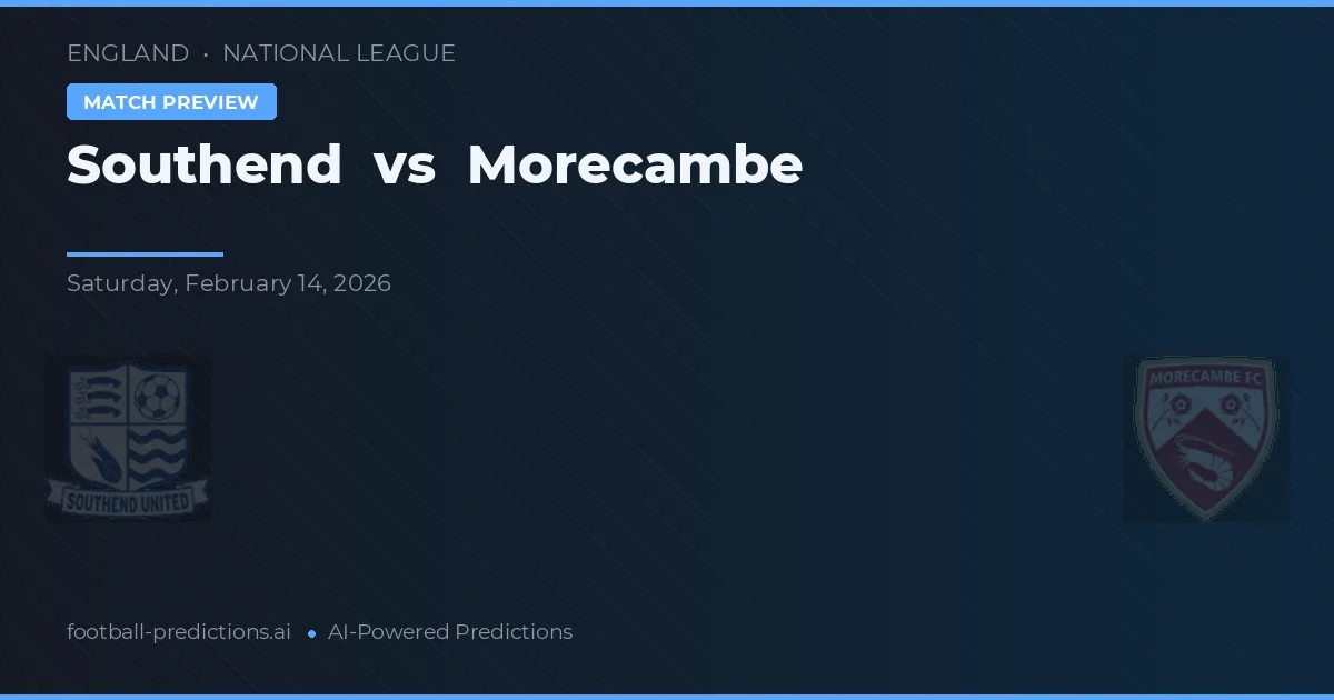 Southend vs Morecambe — typy i zapowiedź meczu