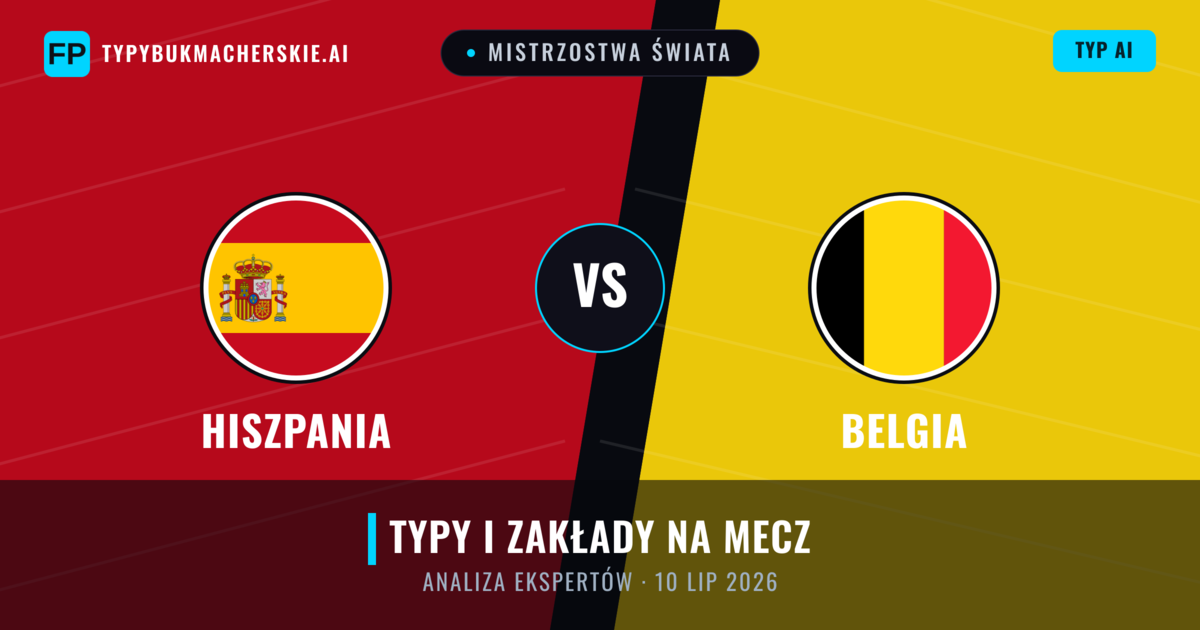 Hiszpania vs Belgia — typy i zapowiedź meczu