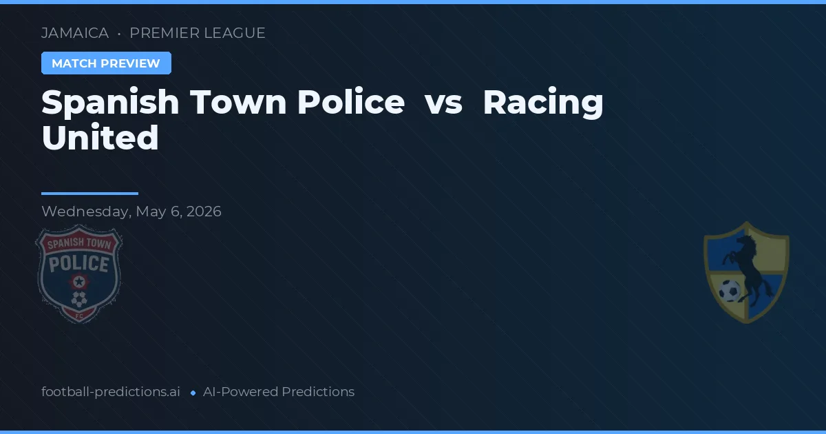 Policja Miejska Jamajki vs Racing United — typy i zapowiedź meczu
