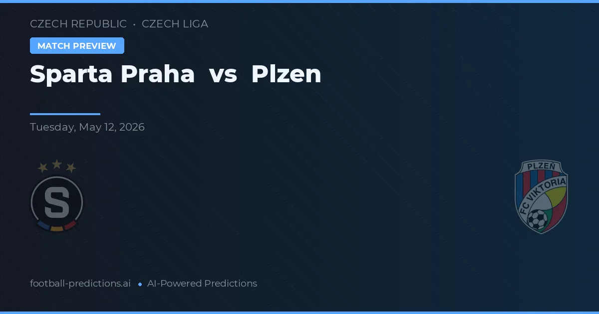 Sparta Praga vs Plzeň — typy i zapowiedź meczu