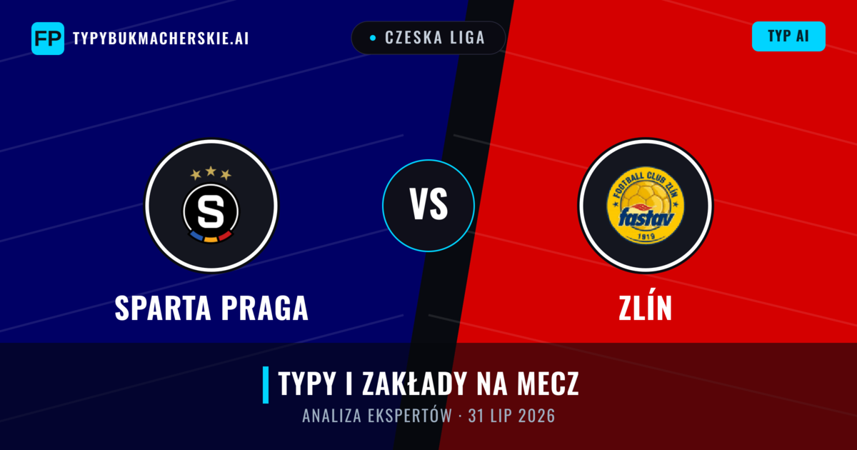 Sparta Praga vs Zlín — typy i zapowiedź meczu