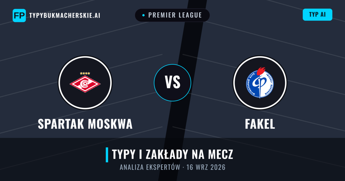 Spartak Moskwa vs Fakel — typy i zapowiedź meczu