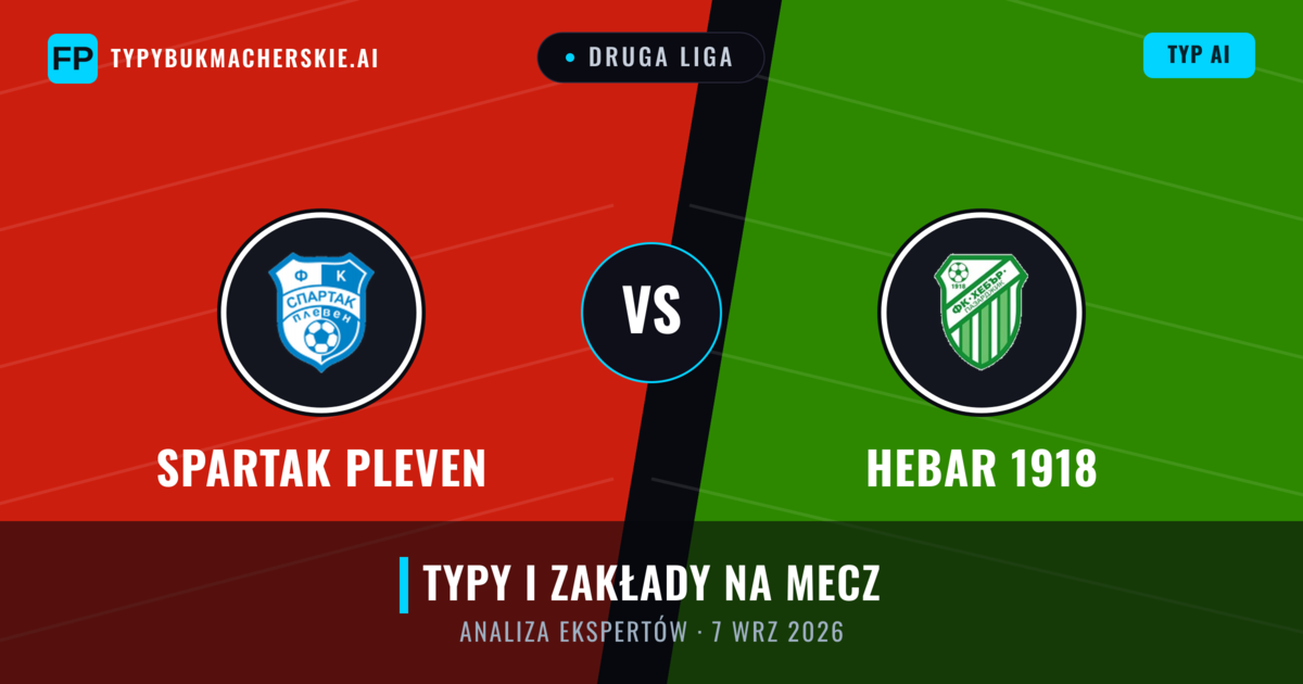 Spartak Pleven vs Hebar 1918 — typy i zapowiedź meczu