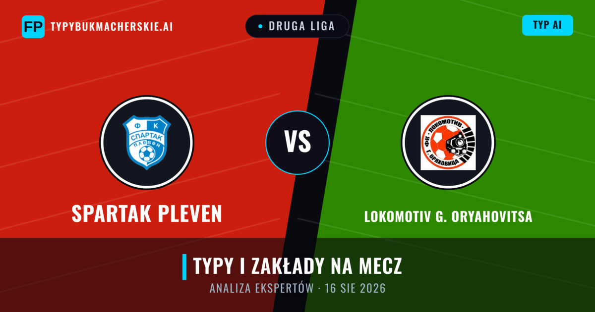 Spartak Pleven vs Lokomotiv G. Oryahovitsa — typy i zapowiedź meczu
