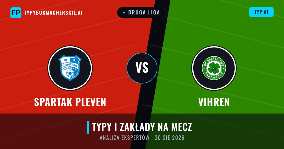 Spartak Pleven vs Vihren — typy i zapowiedź meczu
